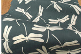 Shokunin Collection Hand-printed Chusen Japanese Yukata Fabric - Tonbo Dragonfly - 50cm